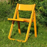 4 chaises pliantes Allibert années 70