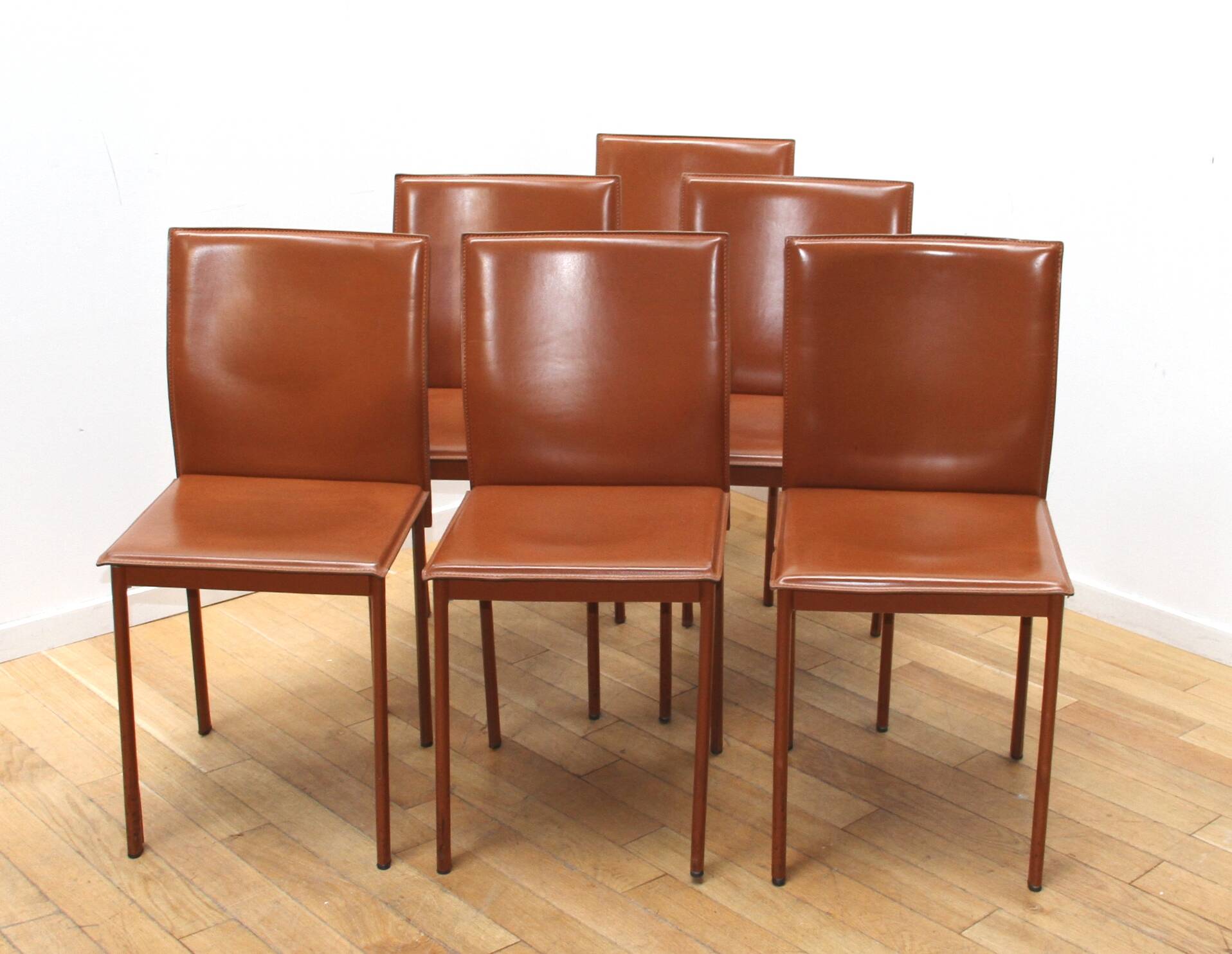 Set of 6 designer dining room chairs
