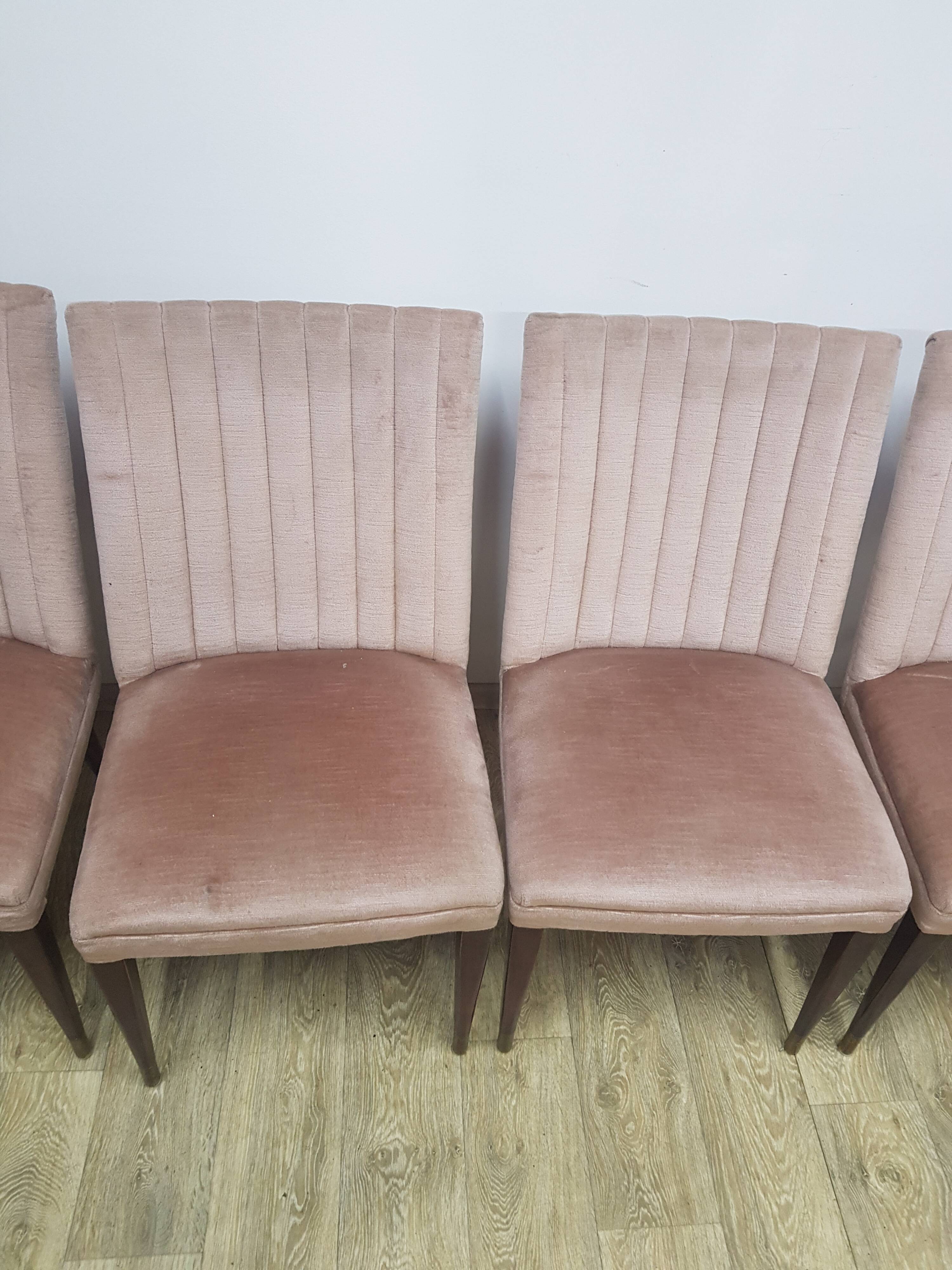 Mid-Century, Table and chair set, 1960s/70s.