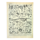 Antique engraving 1897 A. Millot - Animal skeletons, anatomy