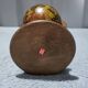 Authentic antique vintage musical globe in wood