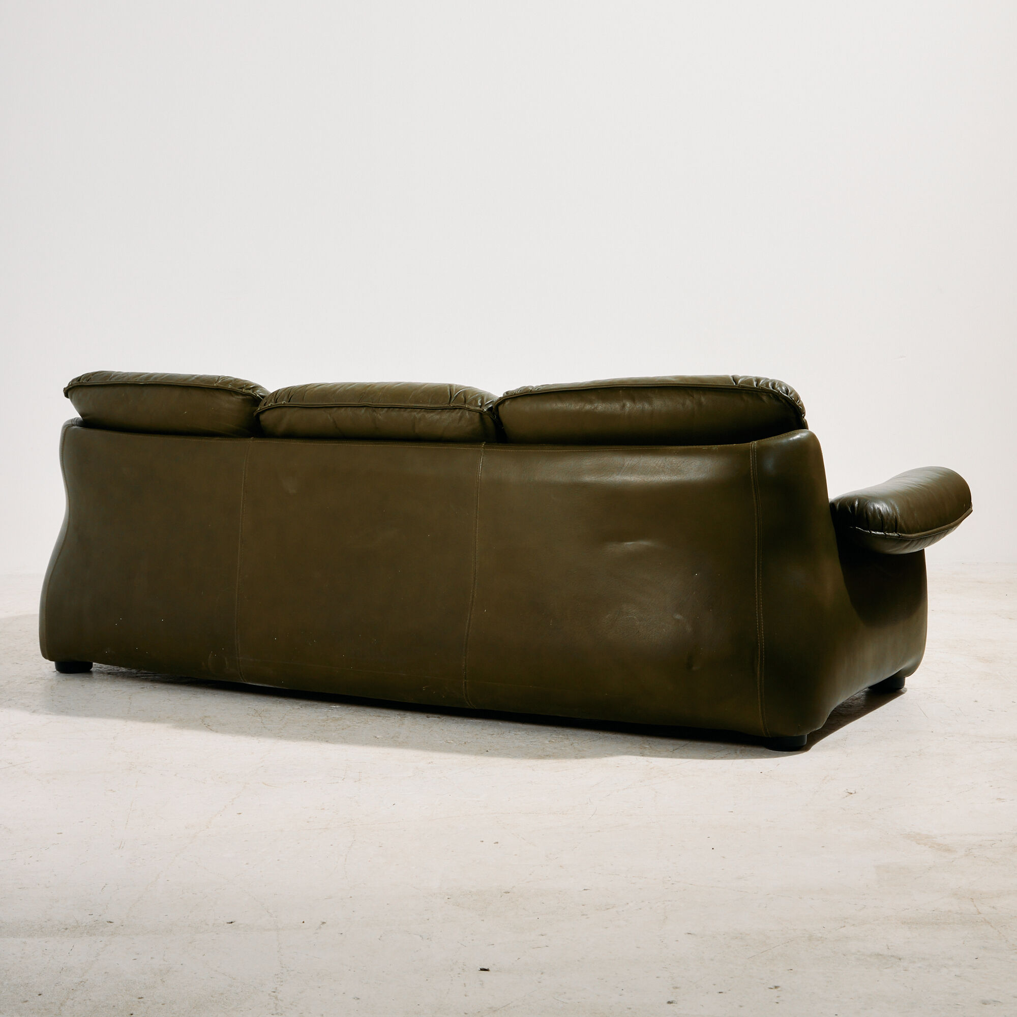 Leather sofa set, 3-piece set