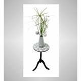 Vintage side table pedestal table