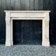 Louis XVI Style Fireplace in Pink Marble Circa 1980