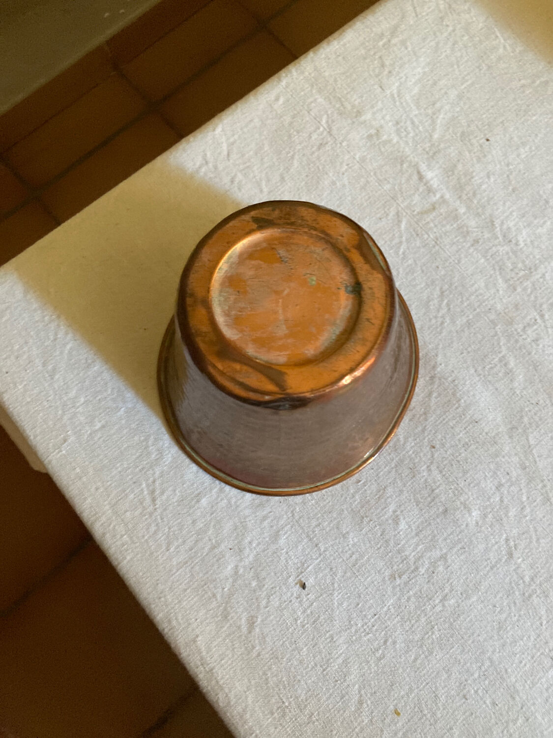 Copper pot cover