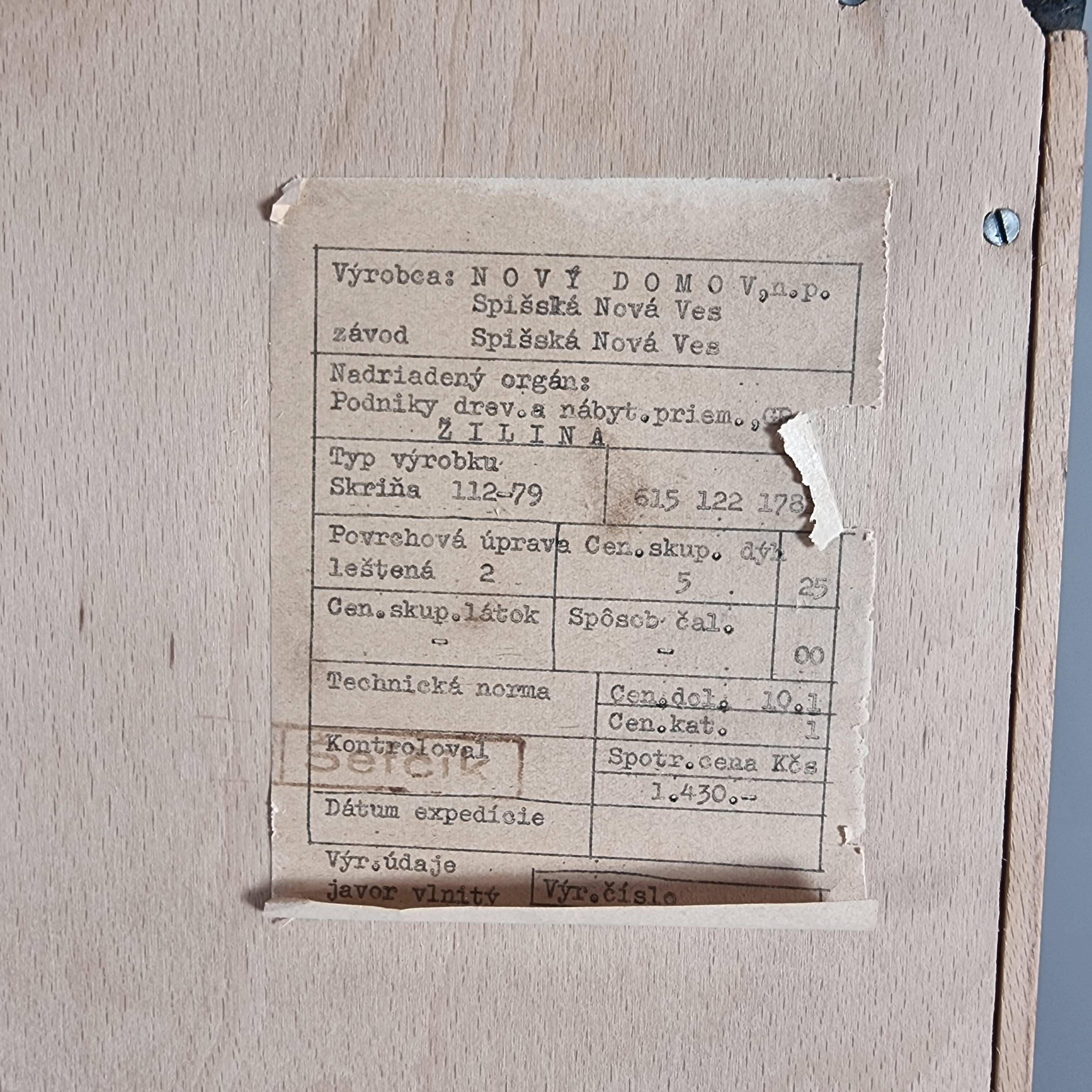 Vintage wardrobe in ash, 1970s