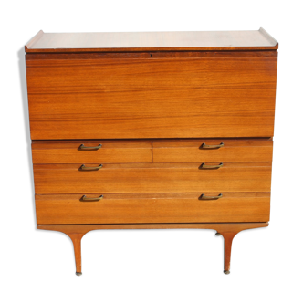 Retro style mahogany writing desk