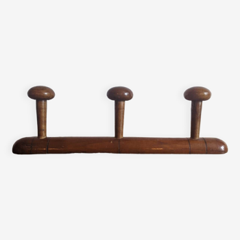 Wooden coat rack