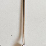 Box of 8 spoons silver metal cocktail straw 30s