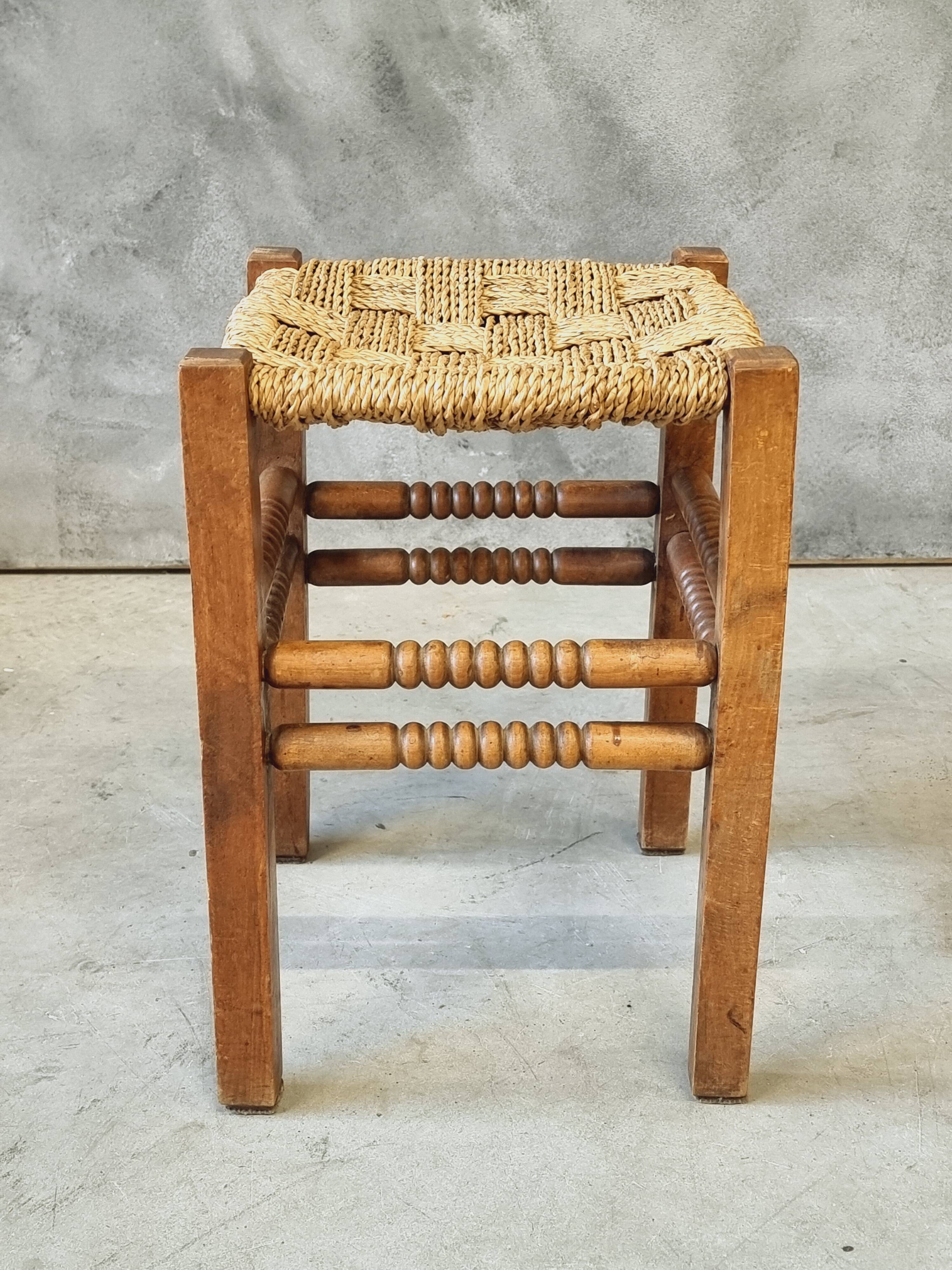 Vintage stool side table plant table
