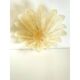 Venetian Amber ” Leaves Graniglia” Murano Glass Flush Mount