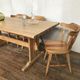 Set table and chairs pine 1950/1960