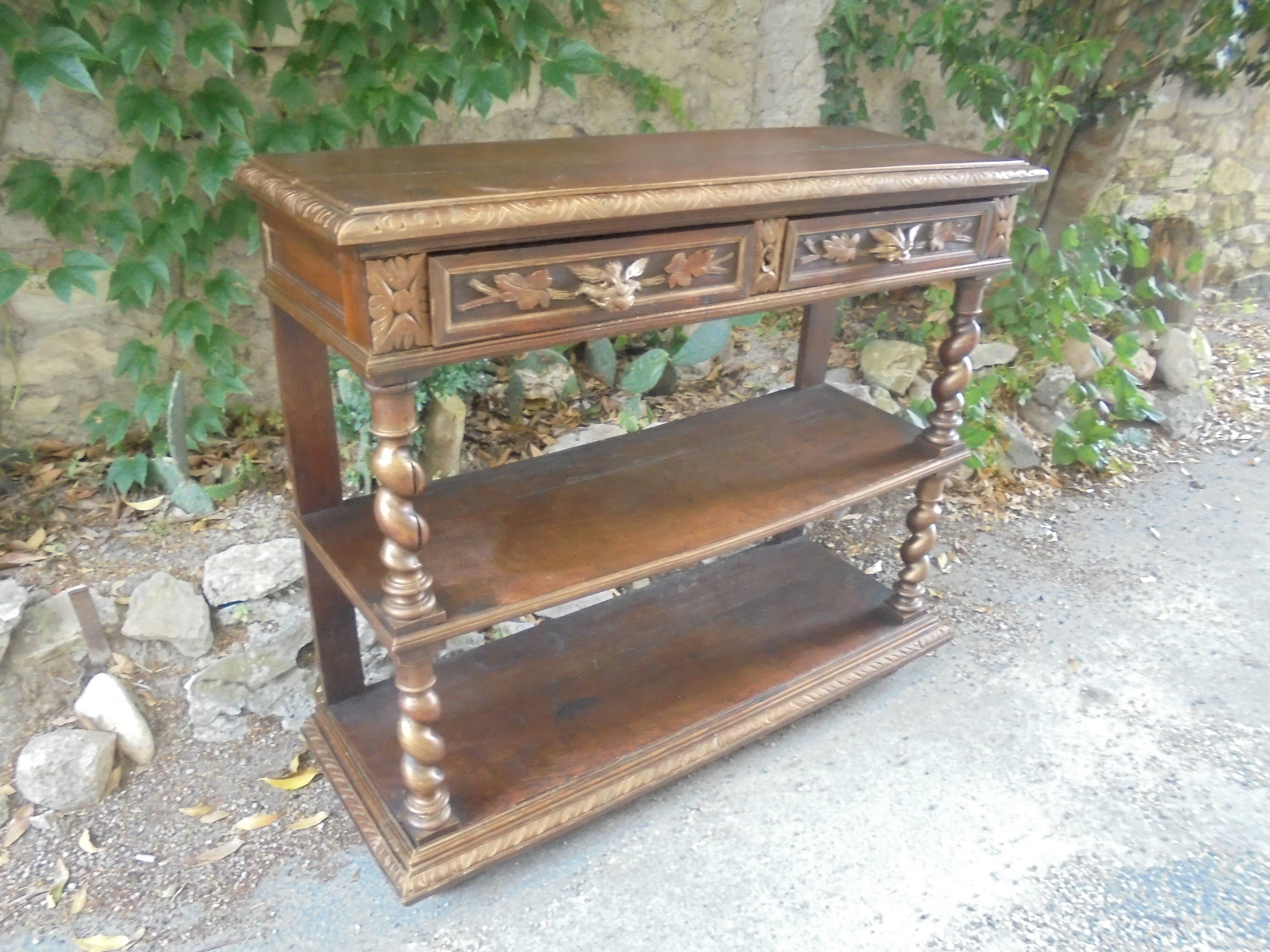 Wooden console