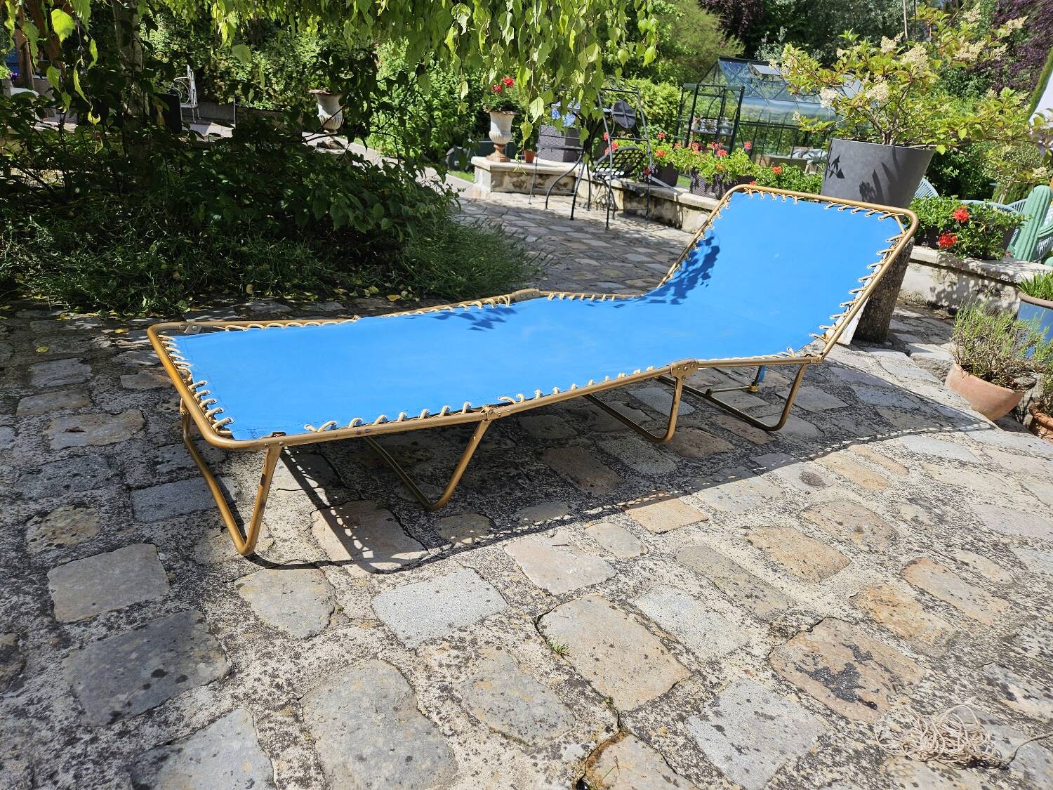 Lafuma vintage folding deckchair