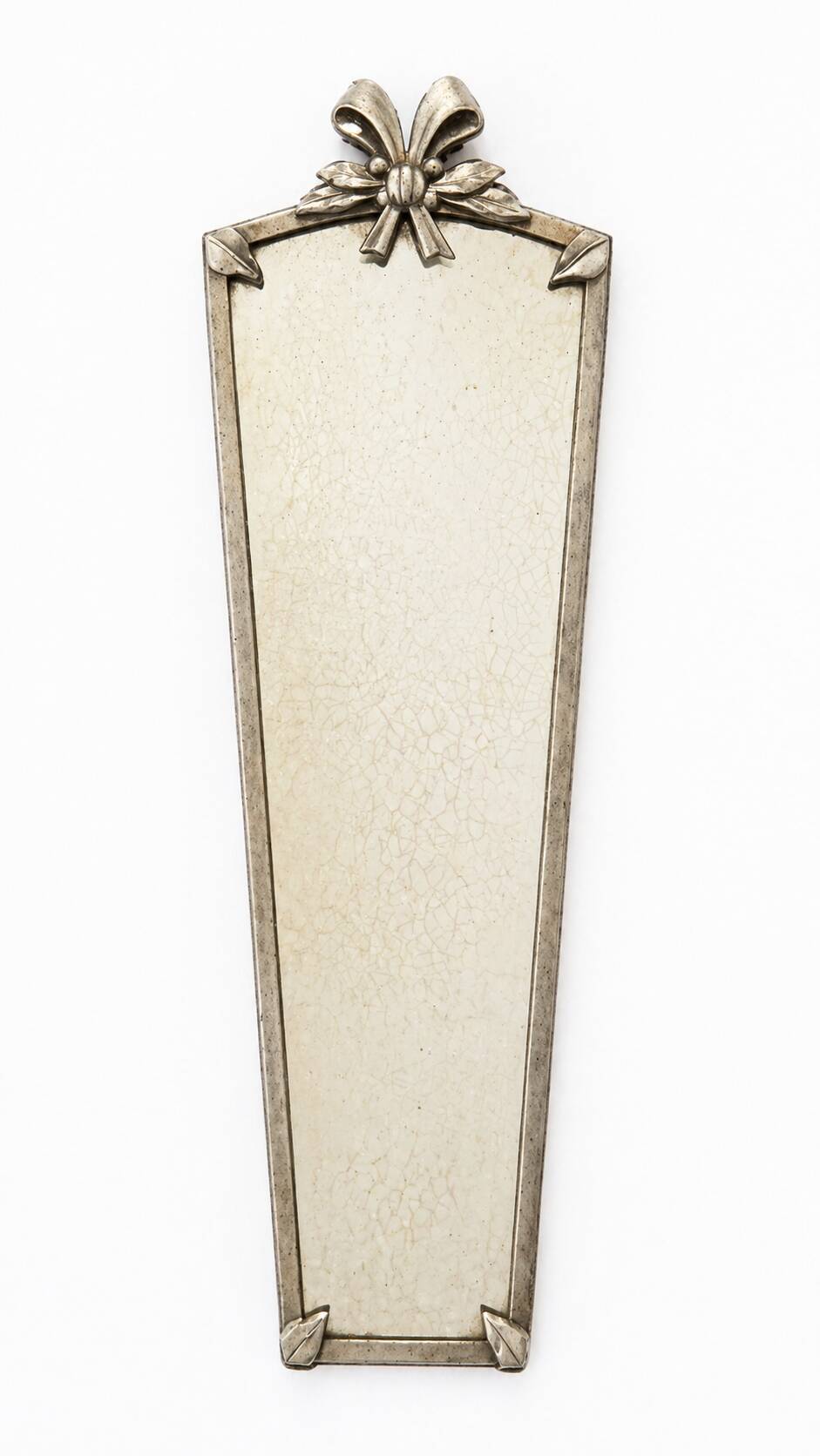 Table or wall mirror in pewter by Svenskt Tenn, Swedish Grace style 1920s-1