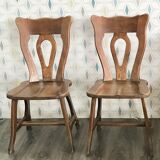 4 brutalist bistro chairs