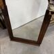 Art Deco mirror in carved oak – 1930s – 102 x 78 cm