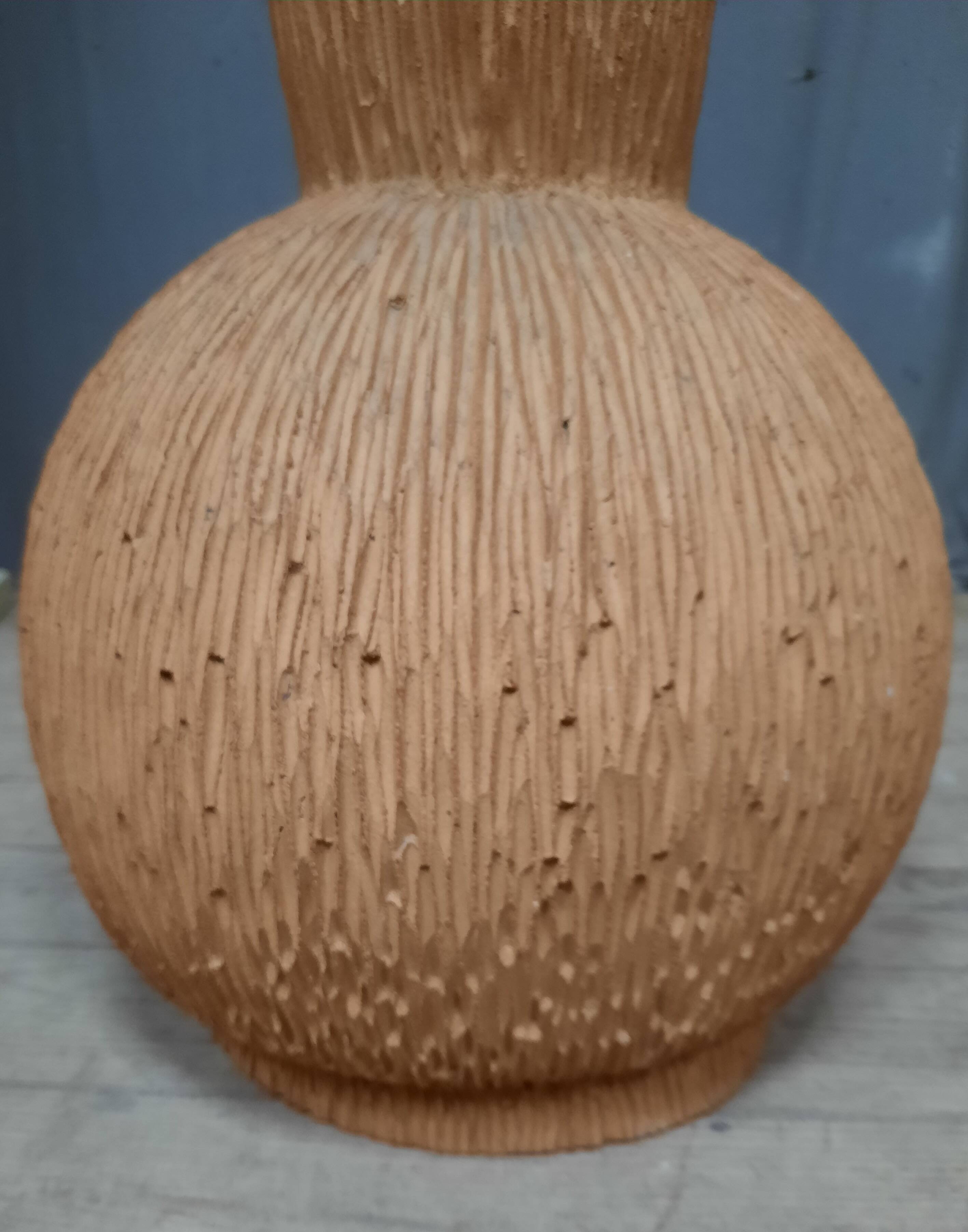 Terracotta vase