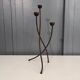 Brutalist tripod candle holder 1960
