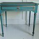 Small Louis XVI blue desk Sarcelles