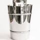Mid-century modern silver plated champagne cooler and ice bucket