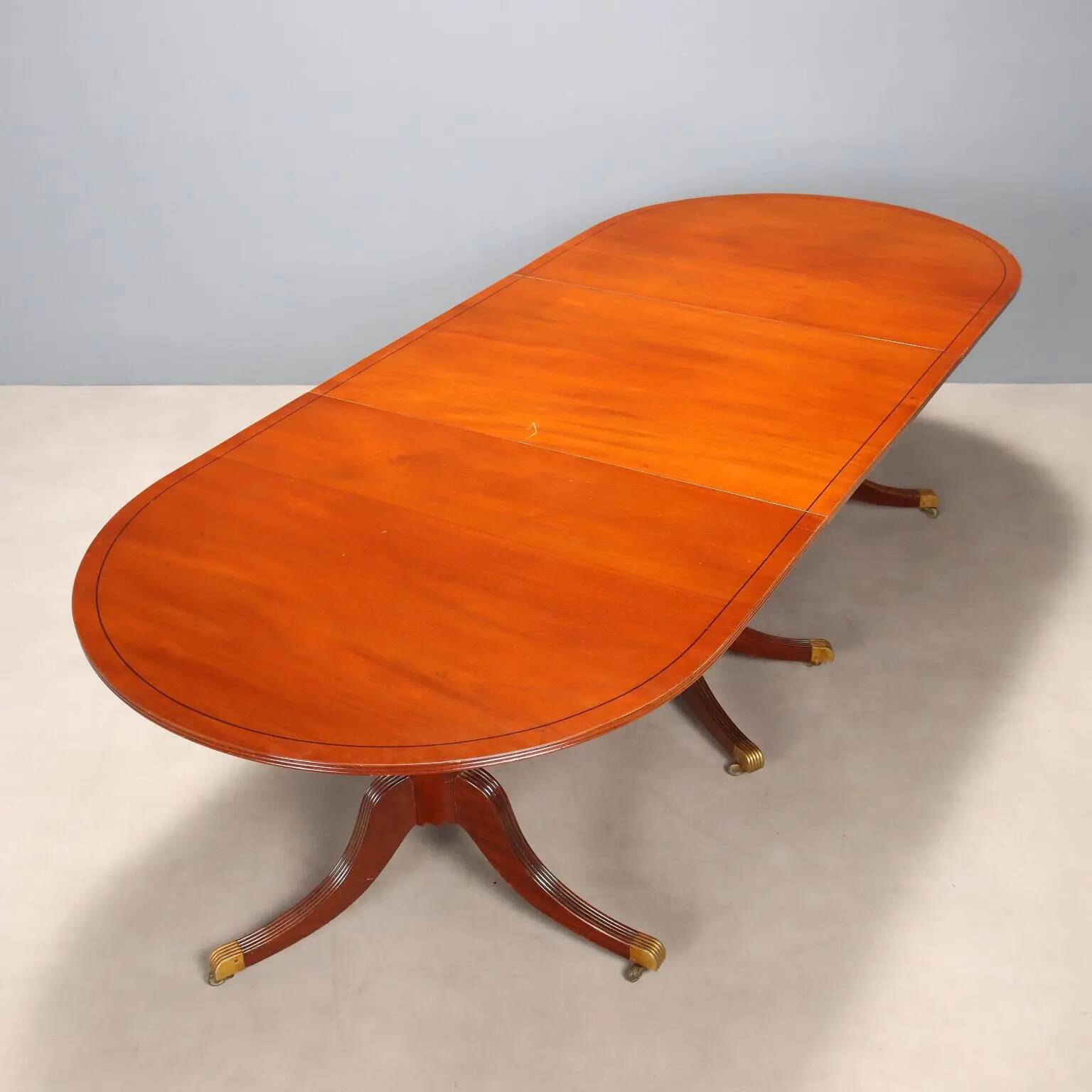 Table ancienne en acajou en 3 sections, Royaume-Uni, XIXe siècle