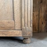 Antique oak display cabinet (renovated)