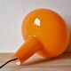 Zenith - Vintage pendant light in orange opaline - Space Age Design - Made in Germany