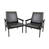 Paire de fauteuils réglables vintage, Tchécoslovaquie, années 1970