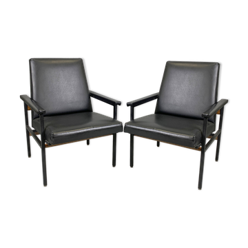 Pair of Vintage Adjustable Armchairs, Czechoslovakia, 1970's