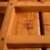 MK10590 Alder wood dining set by Erwin Berghammer for Team 7, Set of 7