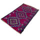 Tapis Herki traditionnel kurde vintage, 140 x 85 cm