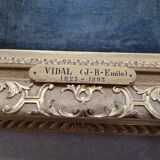 Eugène Girardet (1853-1907) - Oil on canvas - Portrait of Vidal - 19th century