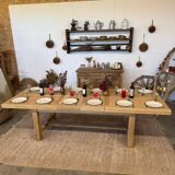 Large farmhouse table with extensions