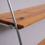 Wire shelf / wall bookcase “Artist” Ikea 1990s