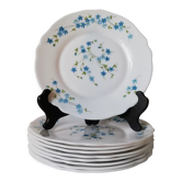 Assiette à dessert Myosotis