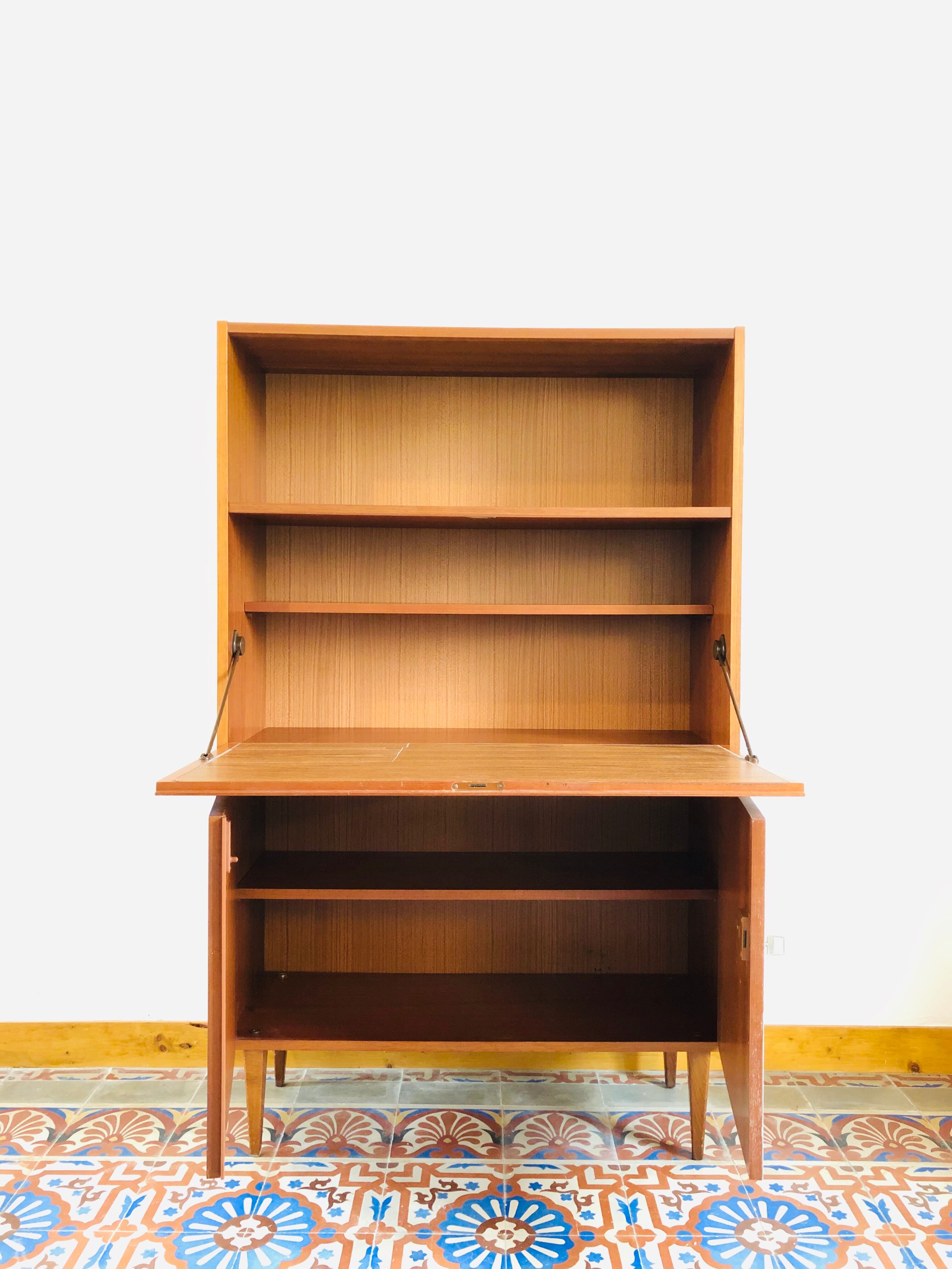 Vintage teak secretary 1960