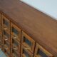 Vintage Dutch Beech Haberdashery Shop Cabinet / Vitrine, 1950s