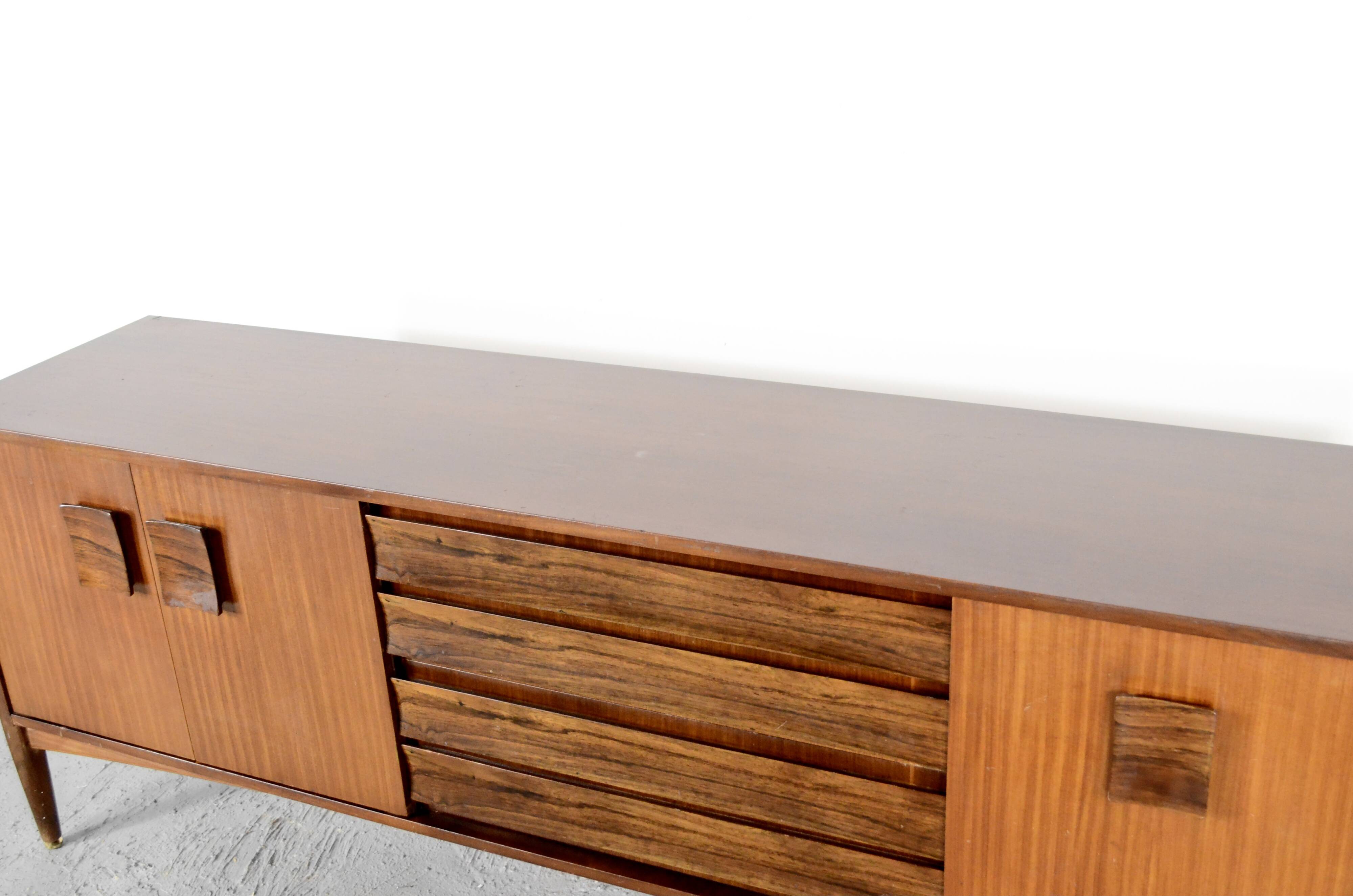 Very Rare Vintage Midcentury Elliots Of Newbury Afromosia Sideboard.