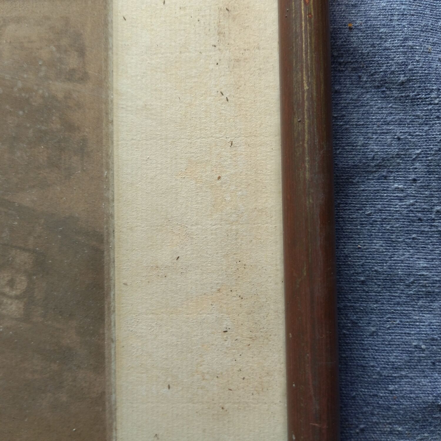 Tableau peinture sur papier autoportrait Pierre Jérôme