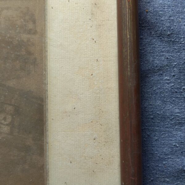 Tableau peinture sur papier autoportrait Pierre Jérôme