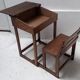 Bureau d'écolier à chaise coulissante