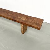 Modernist pine bench Circa 1950