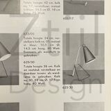 Lampe de table rouge par JJM Hoogervorst pour Anvia, 1950