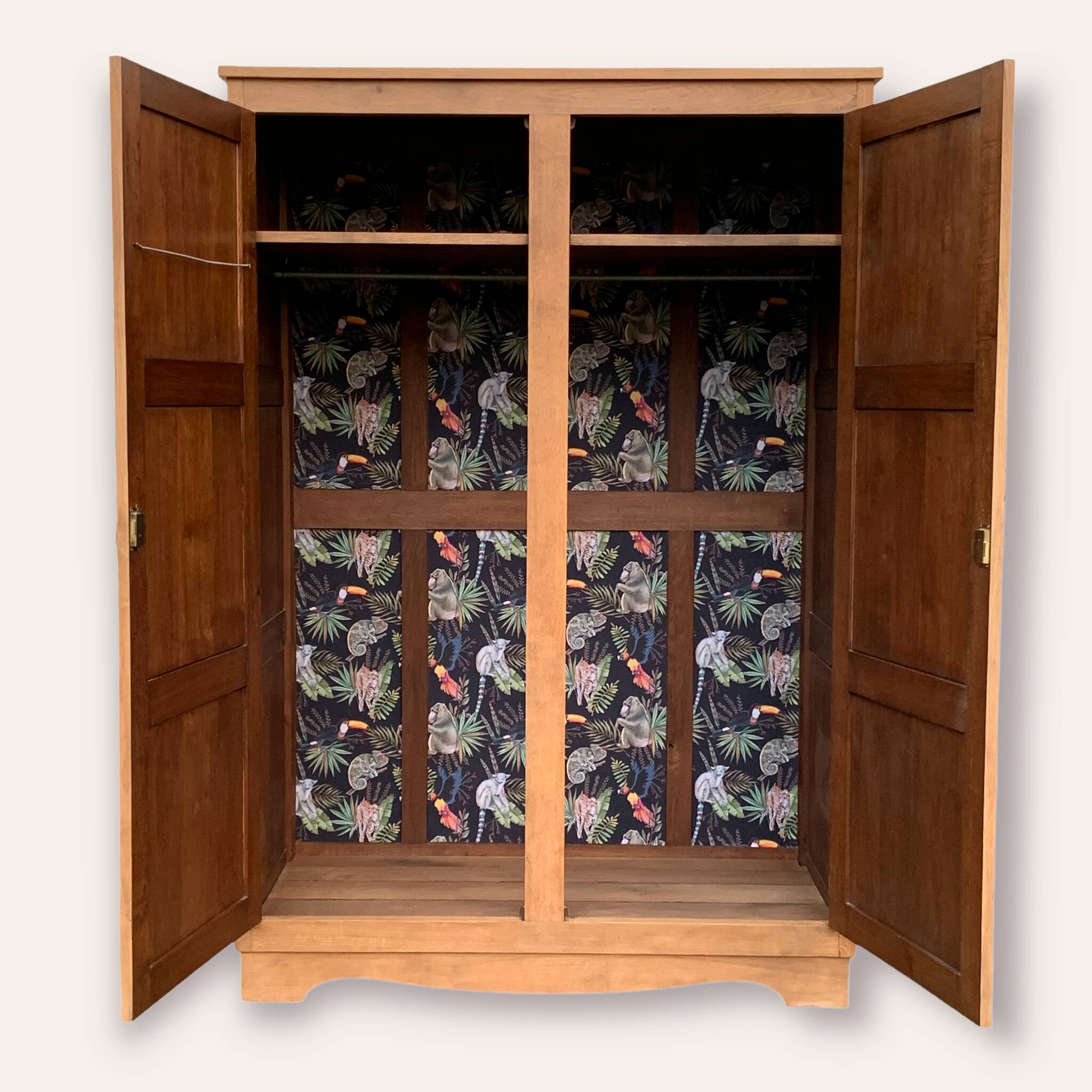 Vintage cabinet 1950 solid oak