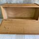 Vintage wood/rattan toy chest
