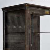 Polished iron medical cabinet, 1910s