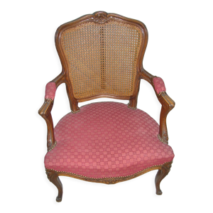 Fauteuil bergere canné