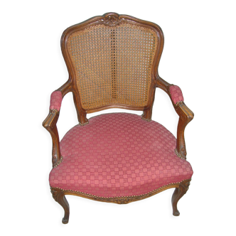 Bergere cane armchair