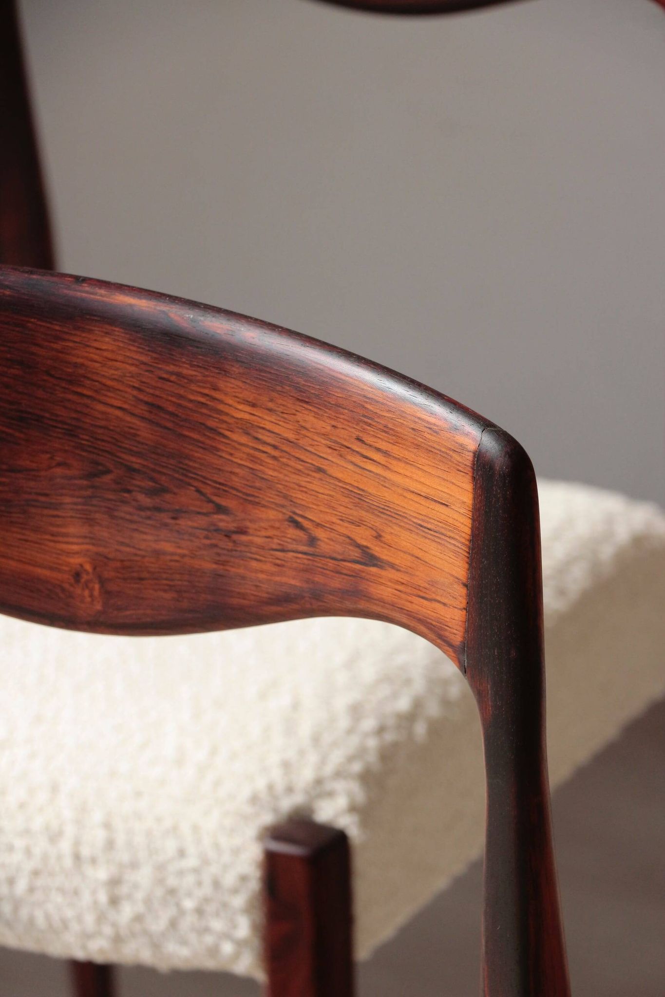 Set of 4 Scandinavian rosewood chairs – Otto Møller style | Vintage